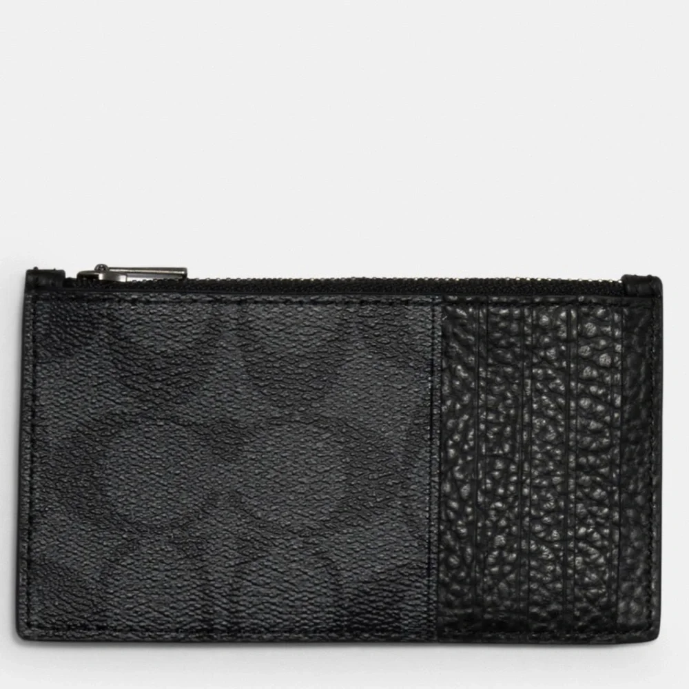 Coach Marvel Zip Card Case Black Panther